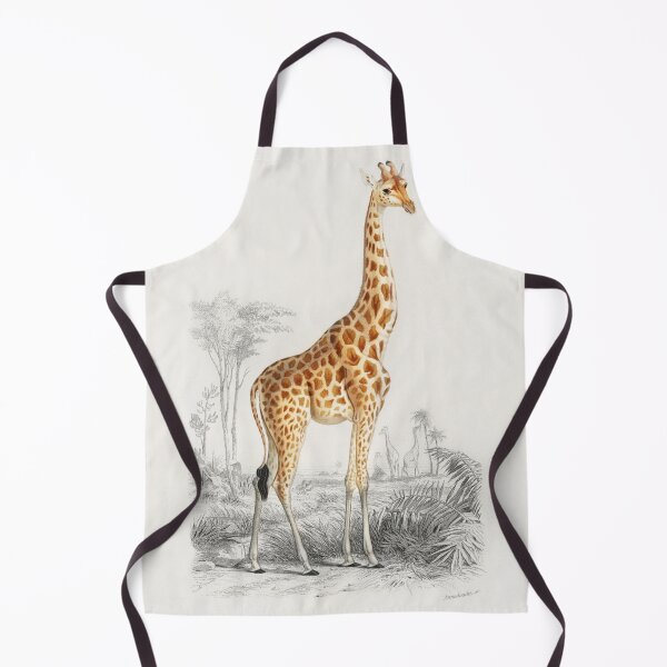 Item preview, Giraffe Illustration in the African Plains designed and sold by Apparel-City.
