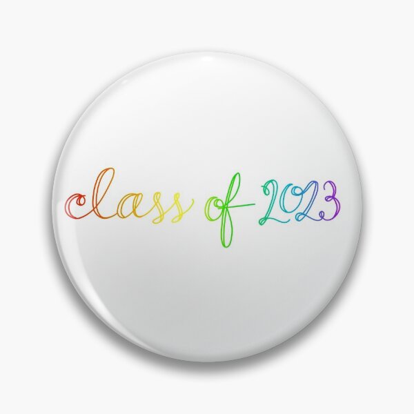 Item preview, Class of 2023 Cursive Rainbow designed and sold by CGBCreative.