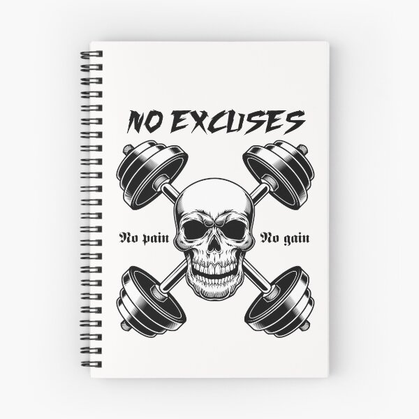 Item preview, No excuses - no pain no gain designed and sold by SHINIGAMI-SHOP.
