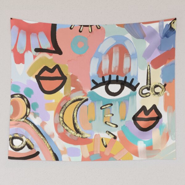 Item preview, Modern abstract art pattern designed and sold by Cattigal.