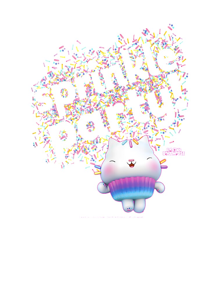 Gabby_s Dollhouse Cakey Cat Sprinkle Party Baby One-Piece for