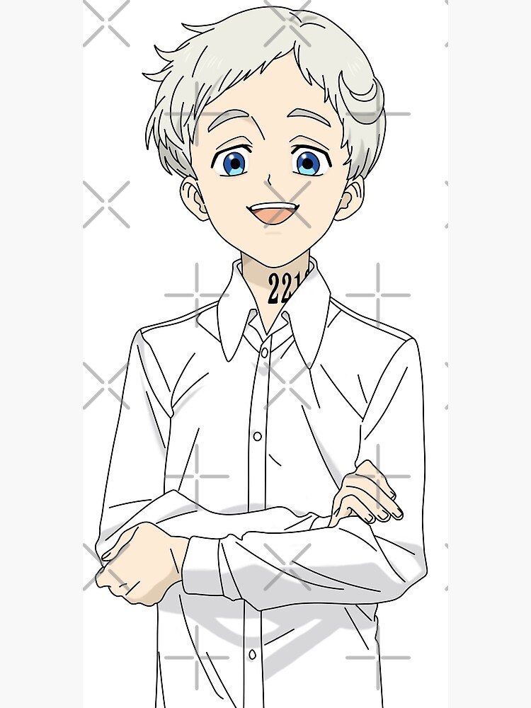 Norman (The Promised Neverland) - White Background | Greeting Card