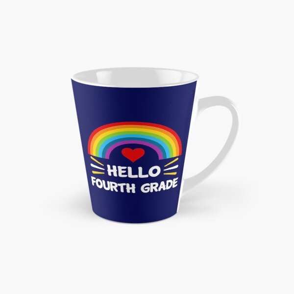 Item preview,  Hello Fourth Grade Students Teachers Back To School Rainbow  designed and sold by StudioTina.