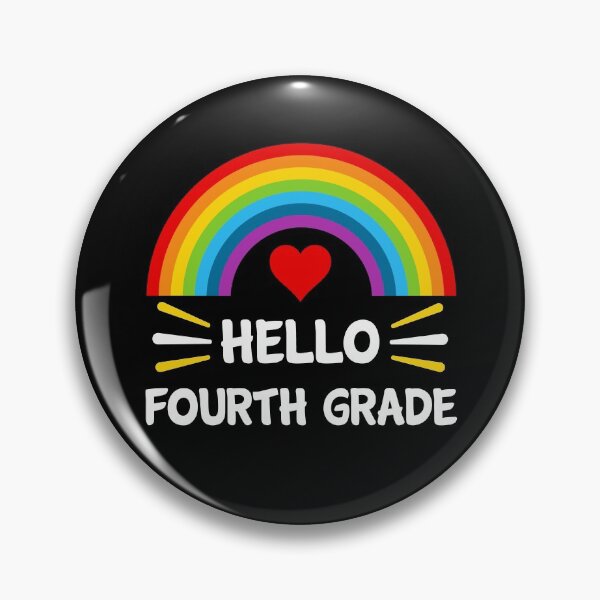 Item preview,  Hello Fourth Grade Students Teachers Back To School Rainbow  designed and sold by StudioTina.