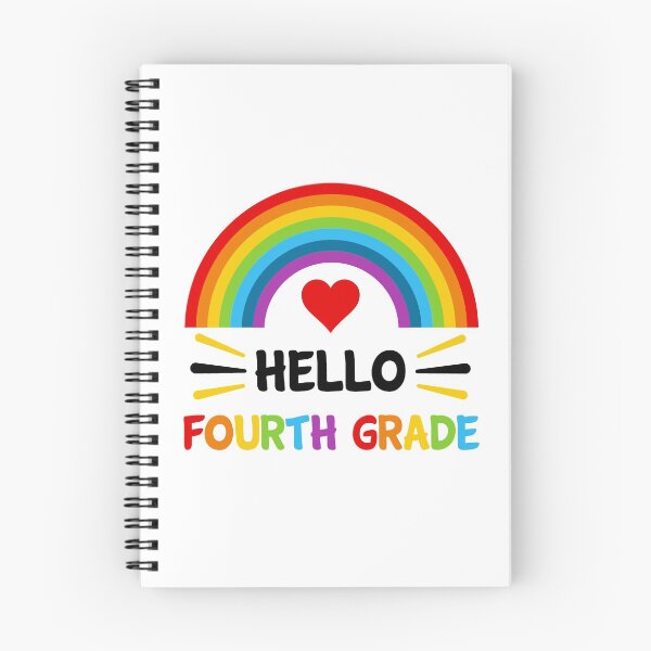 Item preview,  Hello Fourth Grade Students Teachers Back To School Rainbow  designed and sold by StudioTina.