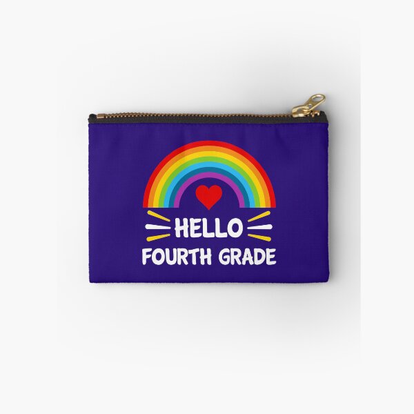 Item preview,  Hello Fourth Grade Students Teachers Back To School Rainbow  designed and sold by StudioTina.