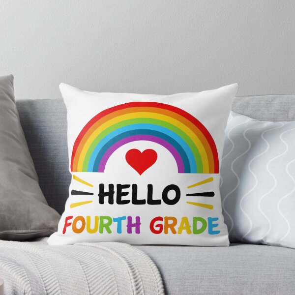 Item preview,  Hello Fourth Grade Students Teachers Back To School Rainbow  designed and sold by StudioTina.