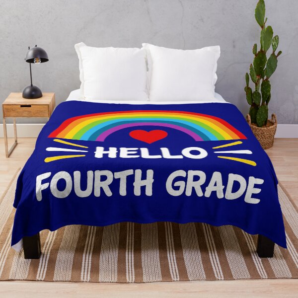 Item preview,  Hello Fourth Grade Students Teachers Back To School Rainbow  designed and sold by StudioTina.
