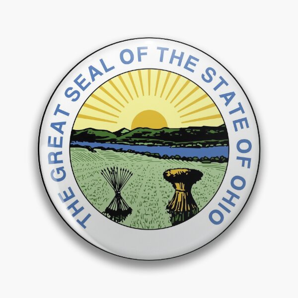 DELAWARE KENT COUNTY SEAL SERVING WITH PRIDE 1/" LAPEL PIN