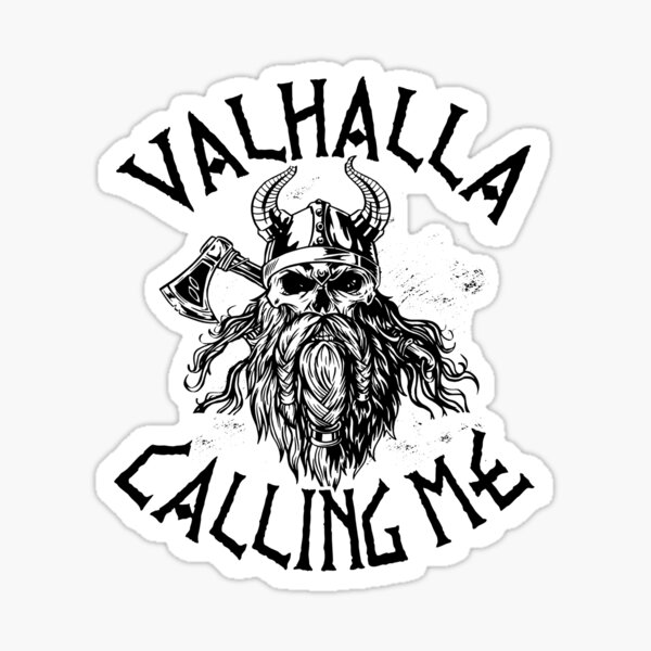 Valhalla Calling Me Vikings Viking Essential T-Shirt by Wildchagapicker