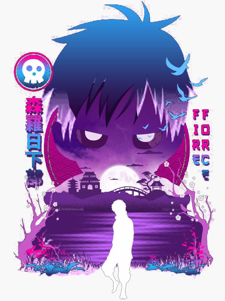 "Fire Force Shinra Perfect Gift Force gift" Sticker for Sale by