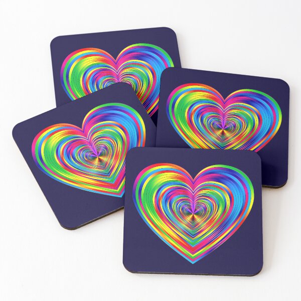 Item preview, Colorful Heart of Stripes designed and sold by artistoutfitter.