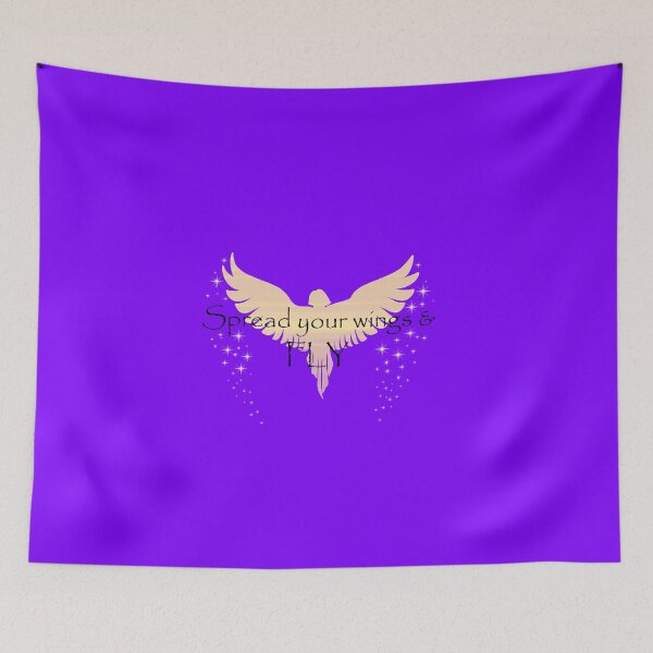 Item preview, Spread your wings and FLY into the Sky violet design designed and sold by MystixJack.