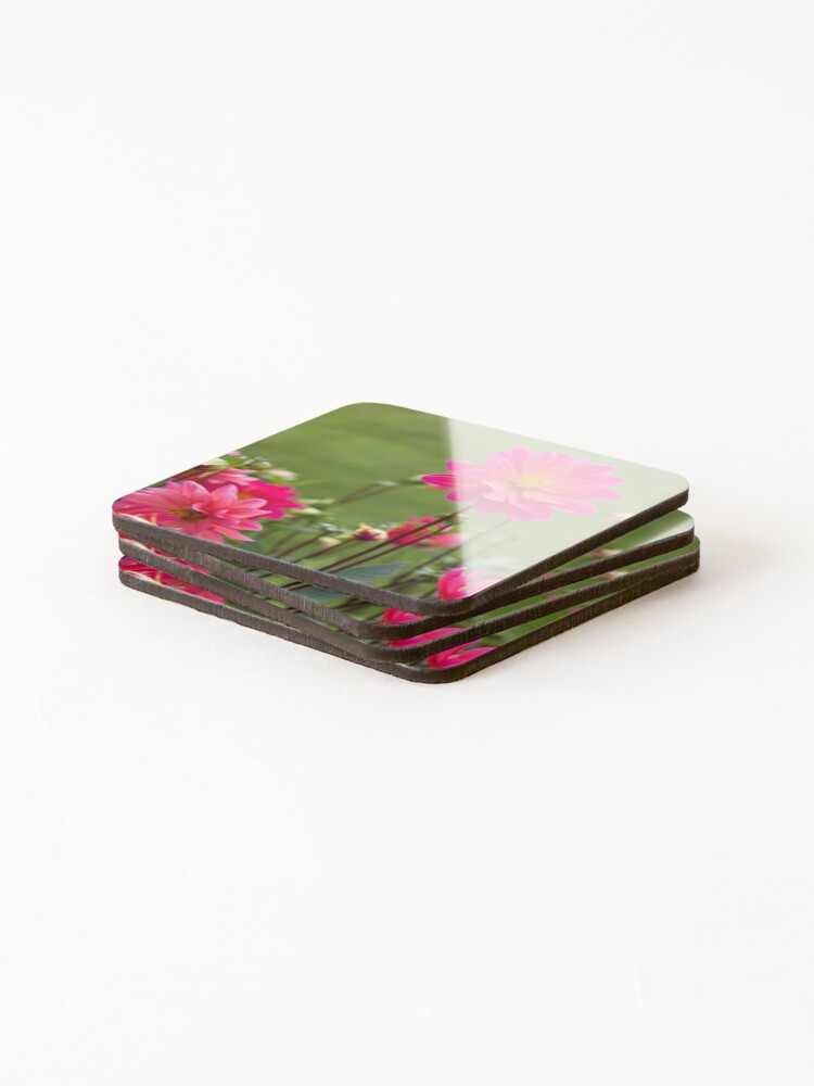 Thumbnail 4 of 5, Coasters (Set of 4), Flower Power designed and sold by RissaDD.