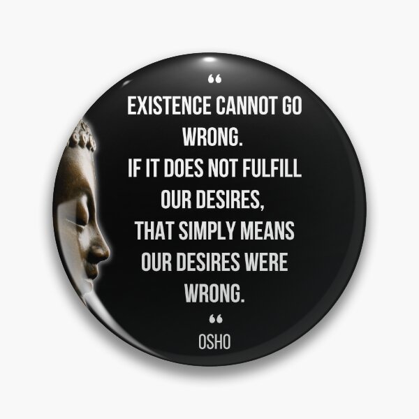 Item preview, Motivational Quote for Success | Osho | Existence cannot go wrong designed and sold by RetComly.