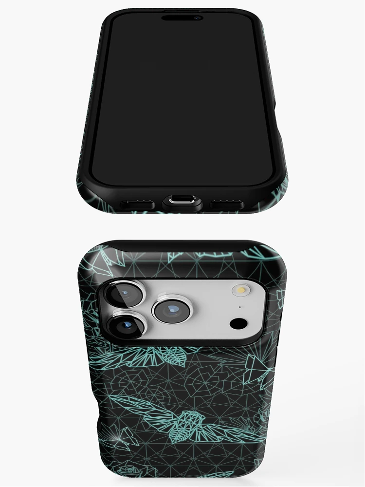 Thumbnail 3 of 4, iPhone Case, Geometric Insect Pattern Design designed and sold by ShaireProd.