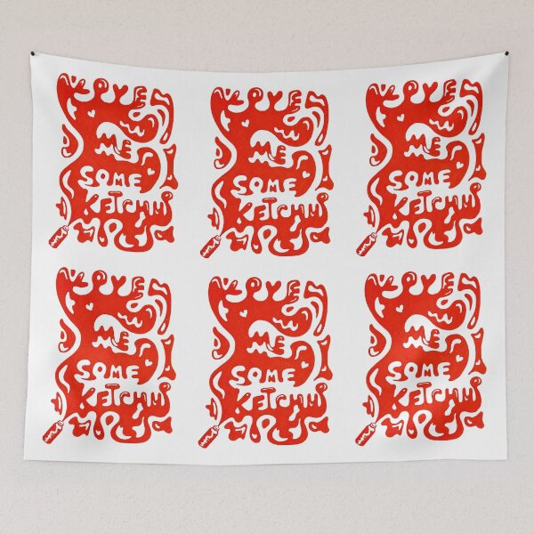 Item preview, Love Me Some Ketchup designed and sold by Justine Matthew.