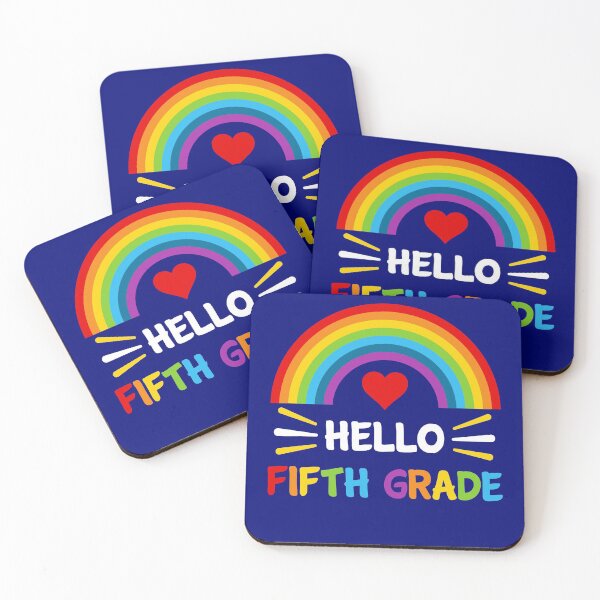 Item preview,  Hello Fifth Grade Student Teacher Back To School Rainbow  designed and sold by StudioTina.