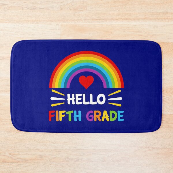 Item preview,  Hello Fifth Grade Student Teacher Back To School Rainbow  designed and sold by StudioTina.