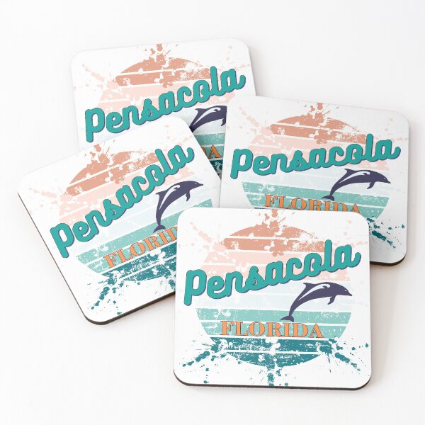 Item preview, Pensacola Florida Exploding Watercolor Retro Sunset designed and sold by adriana-holmes.