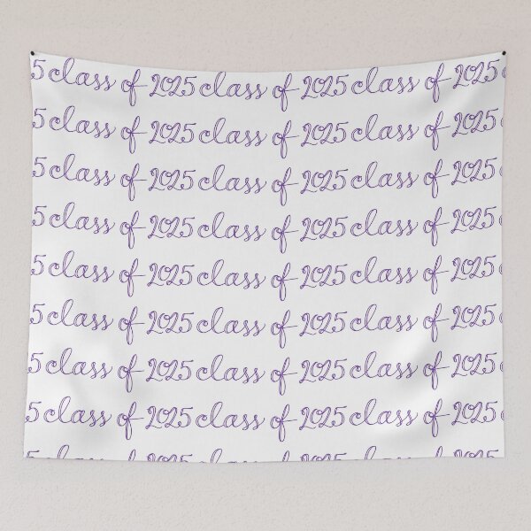 Item preview, Class of 2025 Cursive Purple designed and sold by CGBCreative.