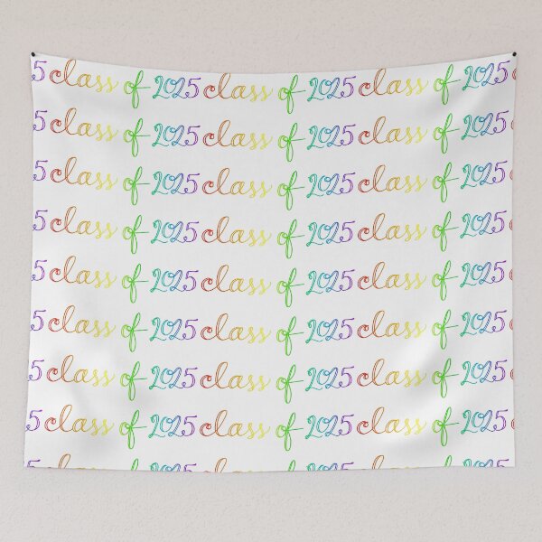 Item preview, Class of 2025 Cursive Rainbow designed and sold by CGBCreative.