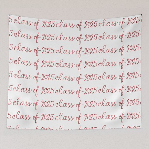 Item preview, Class of 2025 Cursive Red designed and sold by CGBCreative.