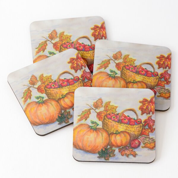 Item preview, Pumpkins & Apples designed and sold by Marianne Fadden.