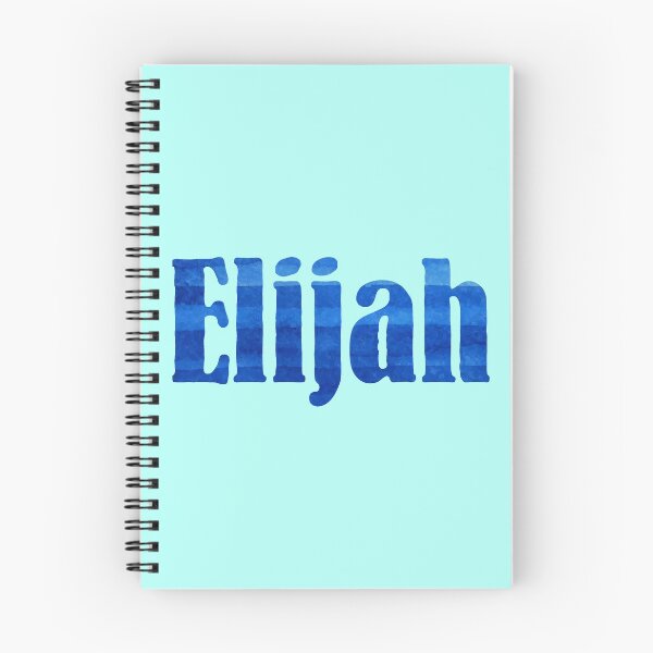 Aperçu de l'œuvre Elijah peinture abstraite nom du garçon créée et vendue par ComicKitsch.