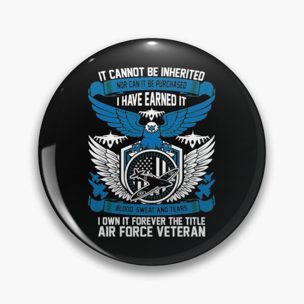 Item preview, Earned Title Of Air Force Veteran With Blood Sweat| Perfect Gift | Force gift designed and sold by antbeka.