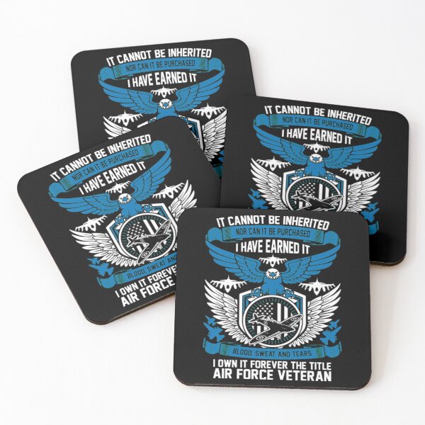 Item preview, Earned Title Of Air Force Veteran With Blood Sweat| Perfect Gift | Force gift designed and sold by antbeka.