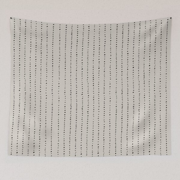 Item preview, Dotted Lines Black On Beige designed and sold by Me And The Moon.