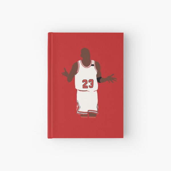 Michael Jordan Achselzucken Design Notizbuch