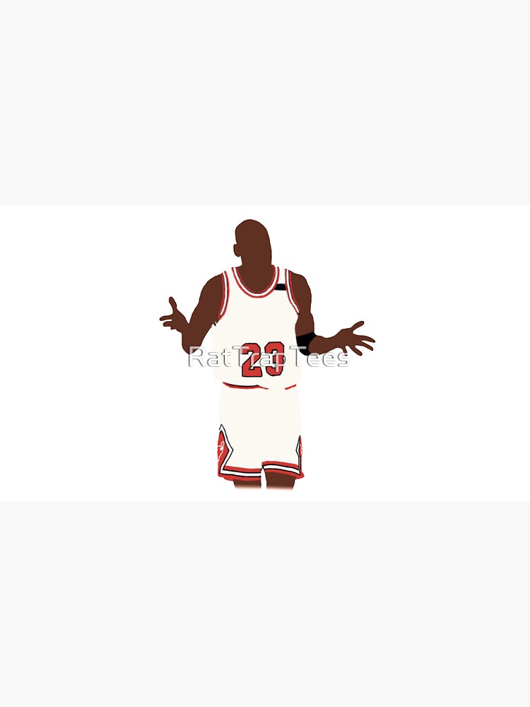 Michael Jordan Shrug Design by RatTrapTees