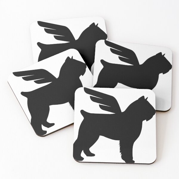 Item preview, Bouvier, Winged Bouvier, Angel Bouvier, Bouvier De Flanders designed and sold by blackdogshop.