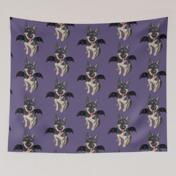 Item preview, Vampire Bat Dog Halloween, Cut German Shepherd Bat Dog Costume designed and sold by ElysianCreation.