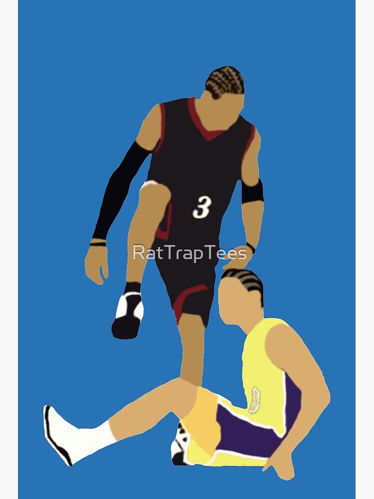 Allen Iverson Steps Over Tyronn Lue Low Poly Tapestry for Sale by  RatTrapTees