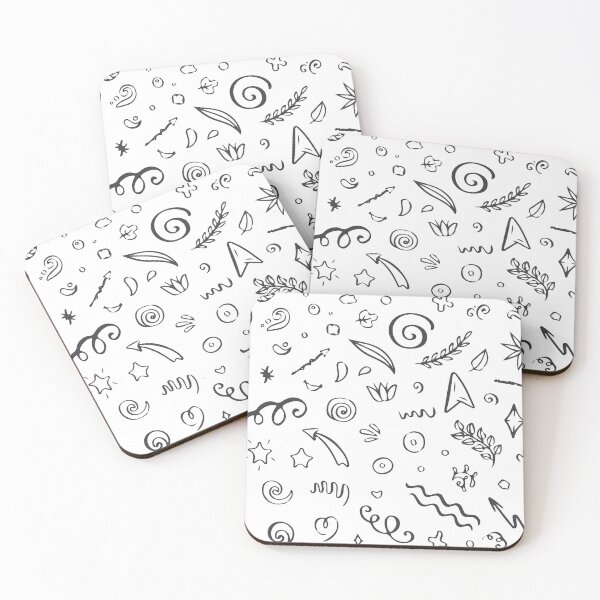 Item preview, Hand Drawn Abstract Shapes Pattern designed and sold by Pavnud.