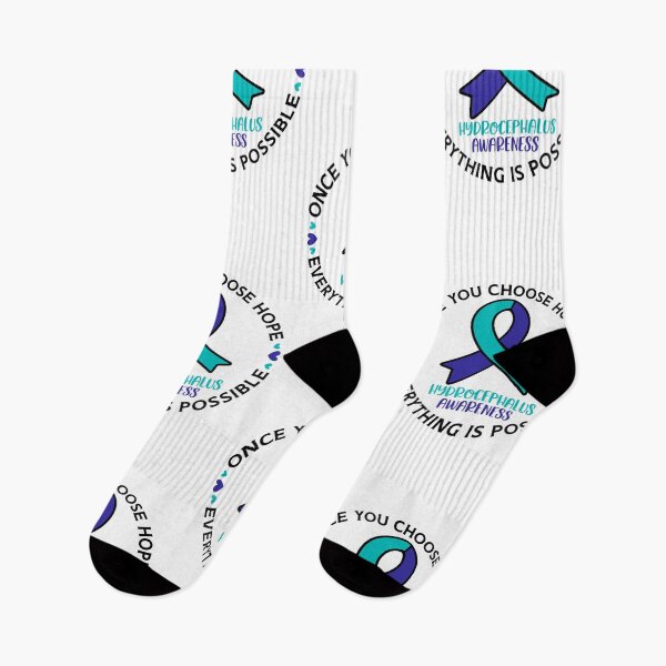 Item preview, Once you choose hope everything is possible hydrocephalus awareness- hydrocephalus awareness  designed and sold by Designs Of all kinds.