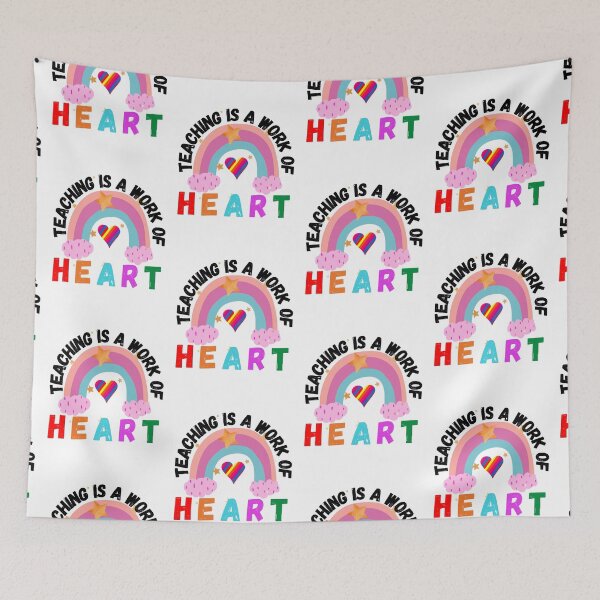 Item preview, teaching is a work of heart designed and sold by ronaldsonou.