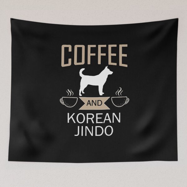 Item preview, COFFEE AND KOREAN JINDO designed and sold by Housestore.