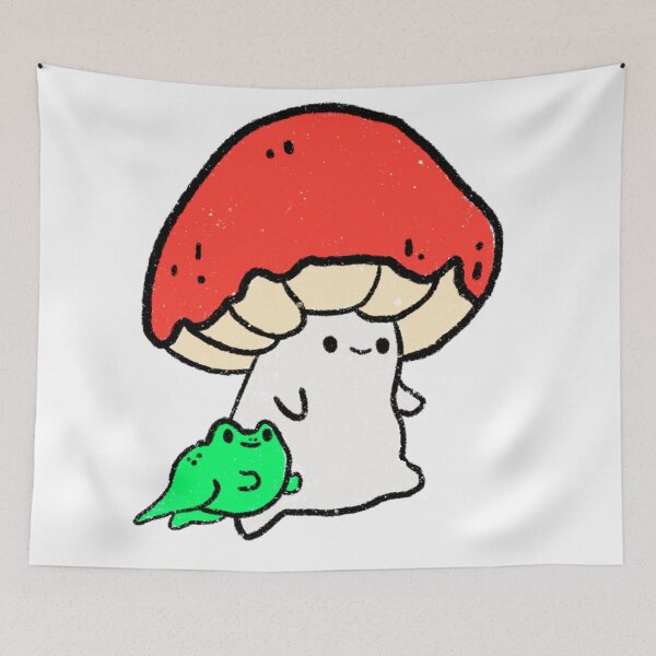 Item preview, Mushroom and his froggy pal designed and sold by saacstix.