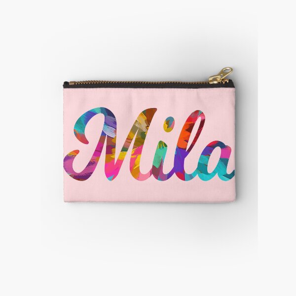 Item preview, Mila abstract painting girl's name designed and sold by ComicKitsch.
