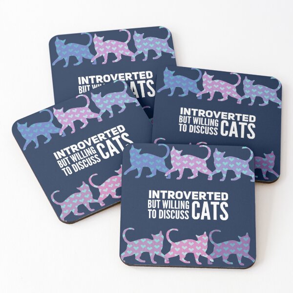 Item preview, Introverted cat lover designed and sold by Elizabeth Llewellyn.