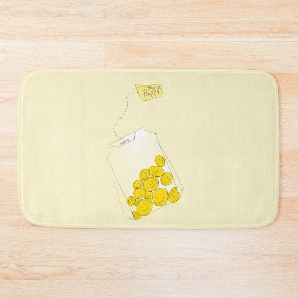 Item preview, Happy Tea bag yel designed and sold by Gracie_Designs.