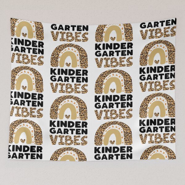 Item preview, Kindergarten Vibes | Welcome Back To School Teachers Leopard Print designed and sold by GravitiTees.