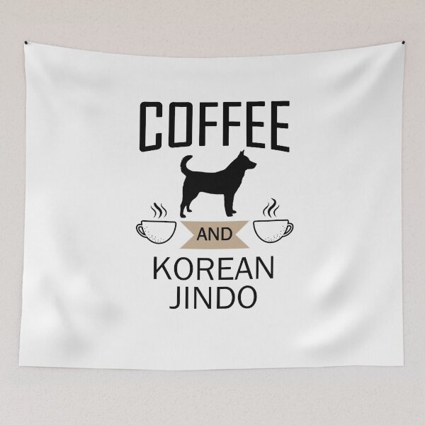 Item preview, COFFEE AND KOREAN JINDO designed and sold by Housestore.