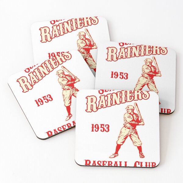 Item preview, SEATTLE RAINIERS BASEBALL SHIRT AND STICKER  designed and sold by PeloGoat.