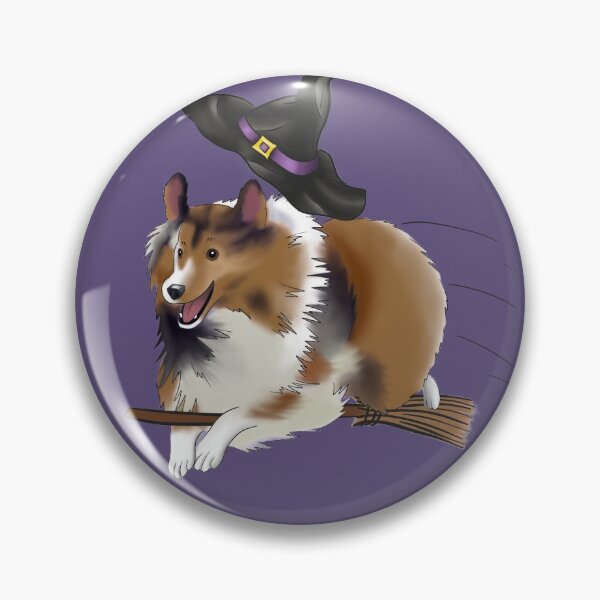 Item preview, Witch Sheltie Dog Halloween, Cut Witch Dog Costume designed and sold by ElysianCreation.