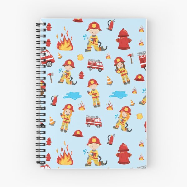 Item preview, Kawaii Firefighter Pattern designed and sold by TamGustam.